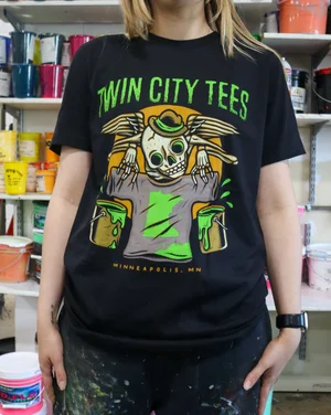 Minneapolis Skull Tee — Twin City Tees | Custom Shirts | Minnesota