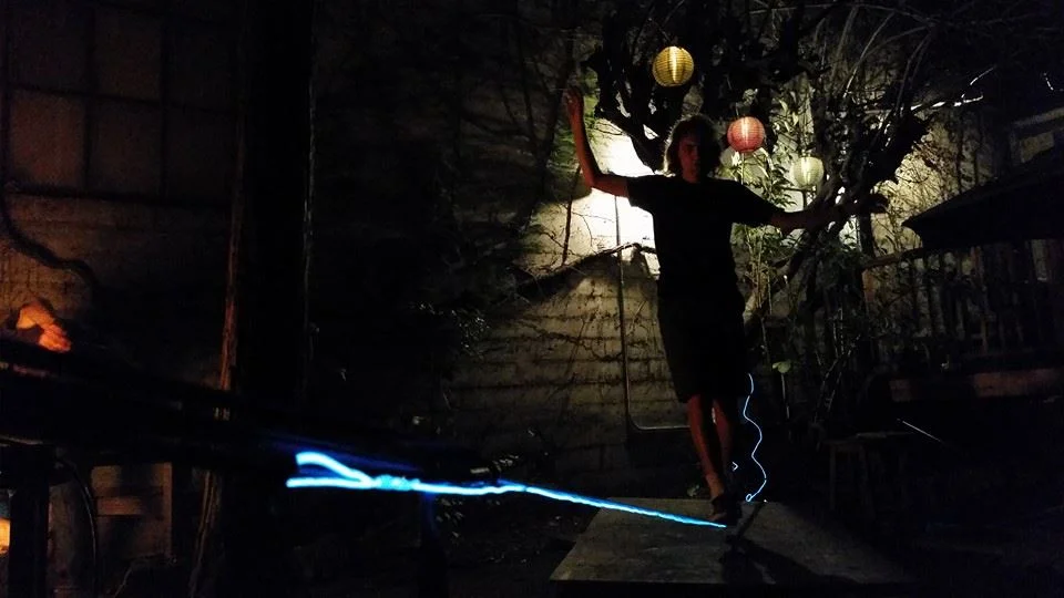 EL Wire Slackline