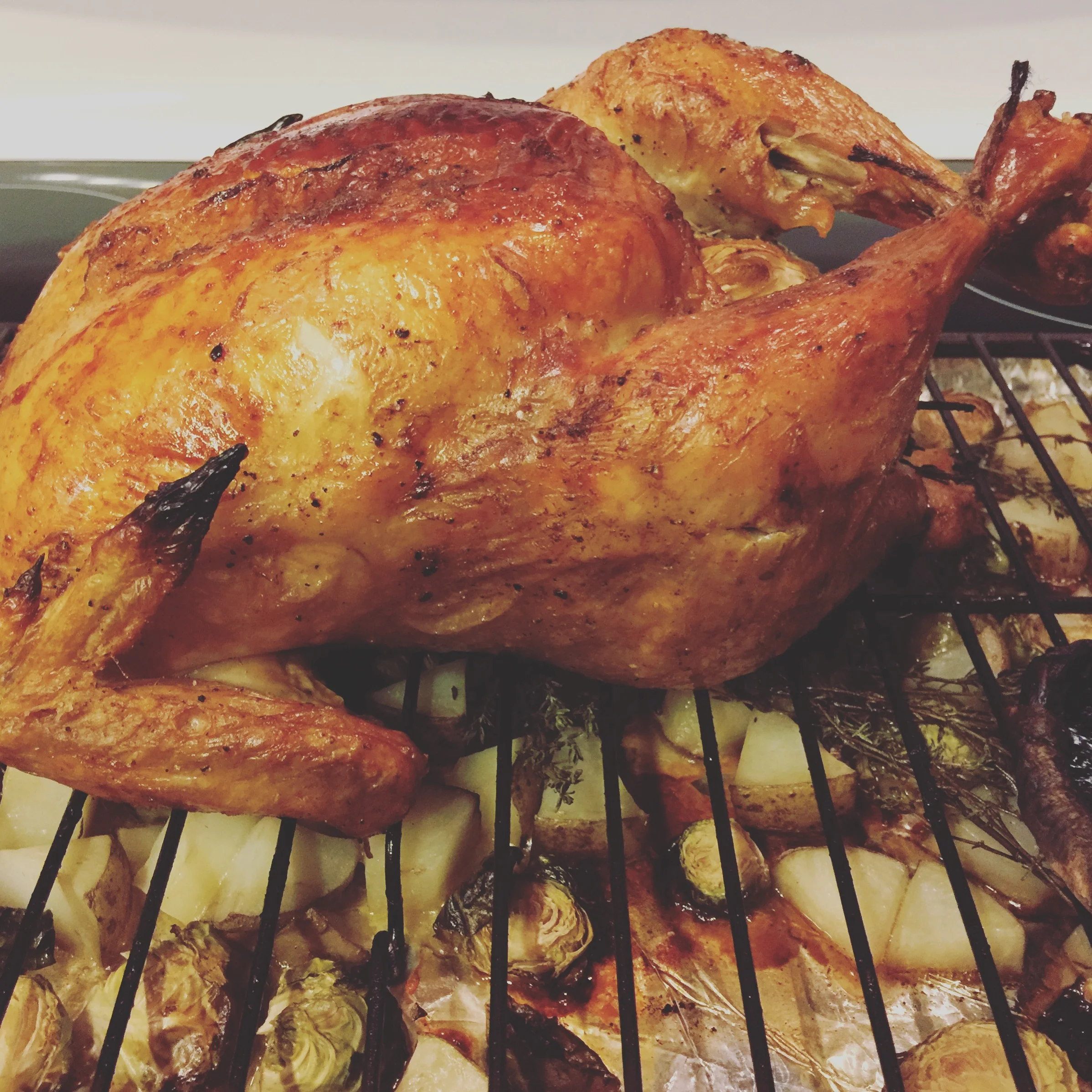  The 6th Chicken. Who knows why it took me six tries to make a perfect chicken with crispy skin. This recipe is part NY Times Cooking's, part Jenn &amp; Melissa's, my best friends who approach roasting chicken with a nonchalance to which I aspire.&nb