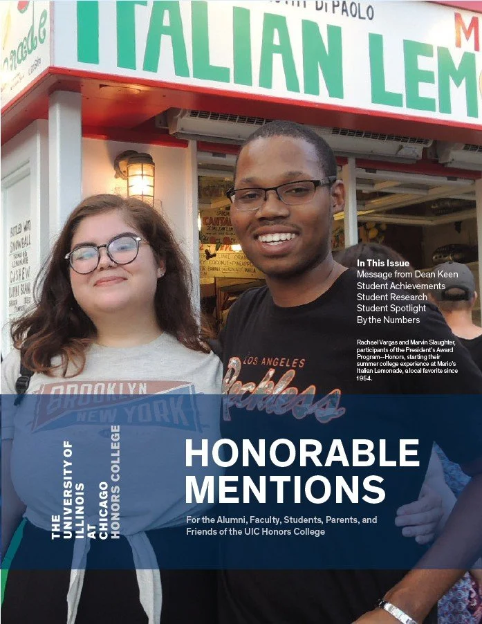 Print Newsletter for Alumni and Donors, 2016.