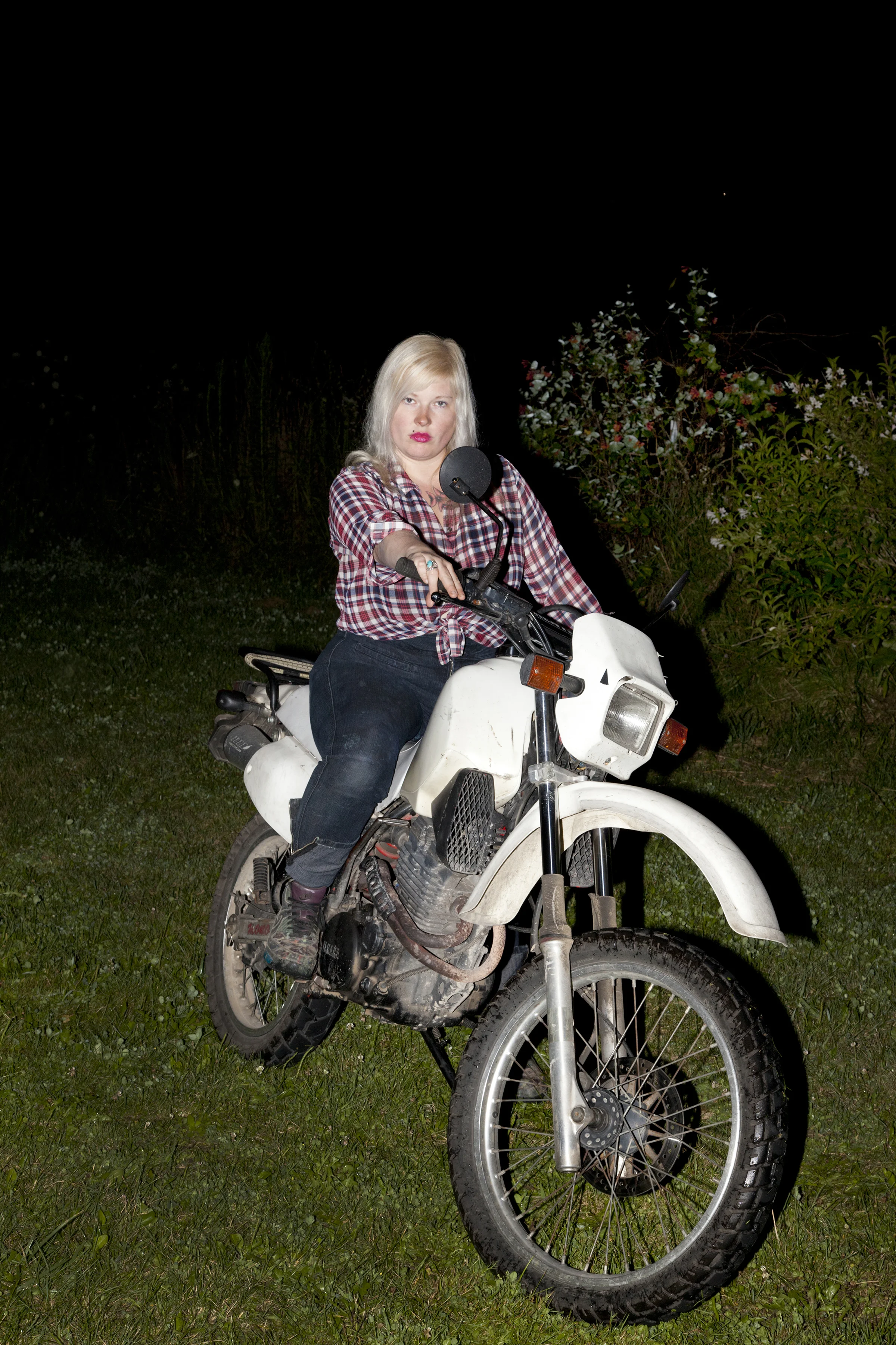 Claire , 2013. Solvent print on vinyl 50 x 33 inches