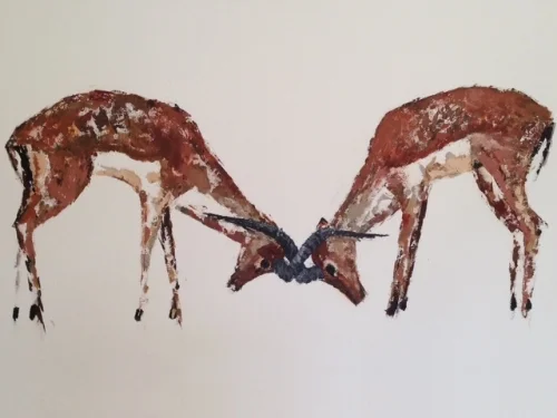 Rut 27 x 43 inches (Acrylic) 