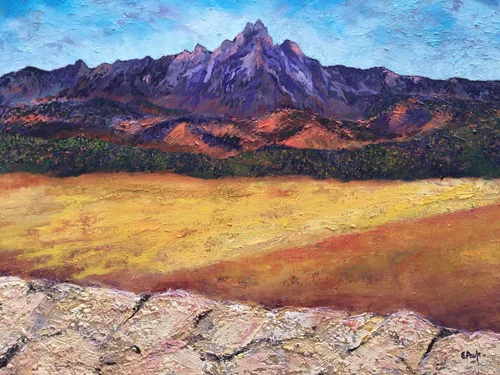 Mount Kenya 16 x 20 inches