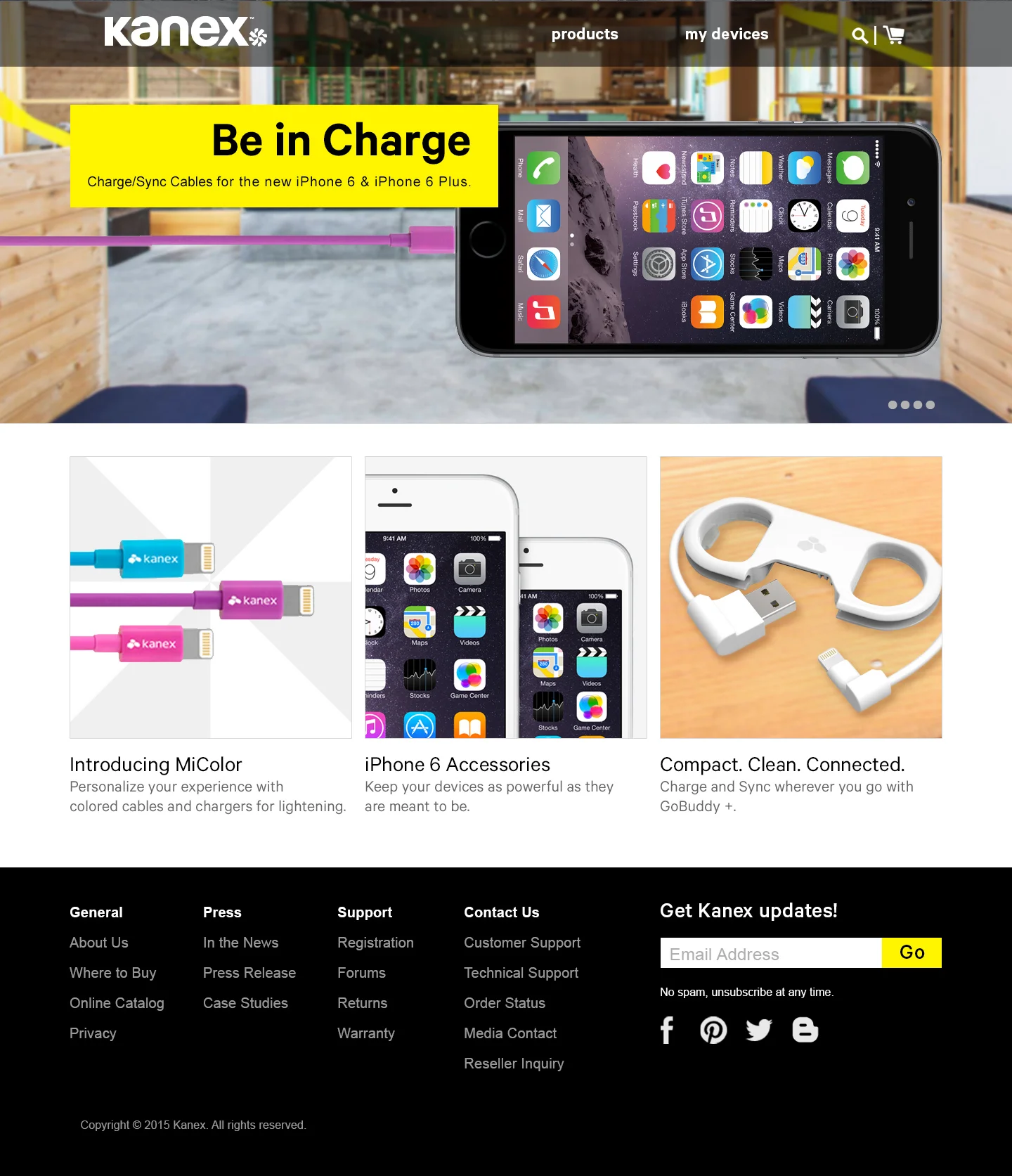 Client: Kanex- Art Direction, UX Design 