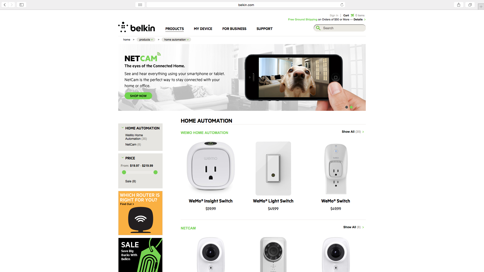 Belkin Product Page