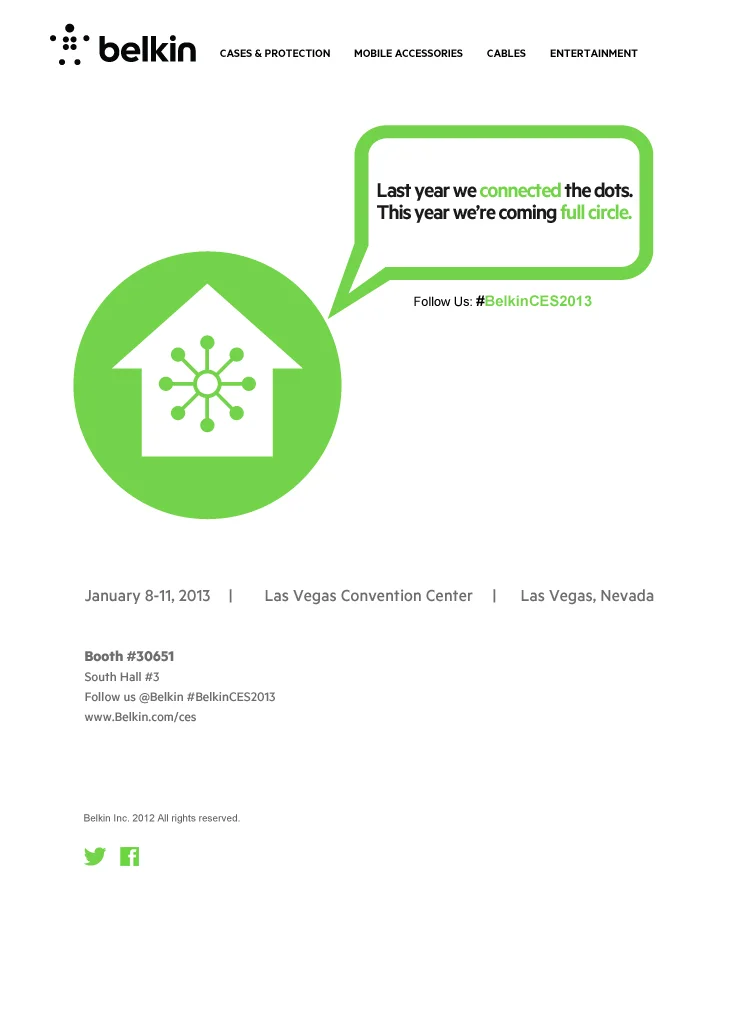 Belkin email blast
