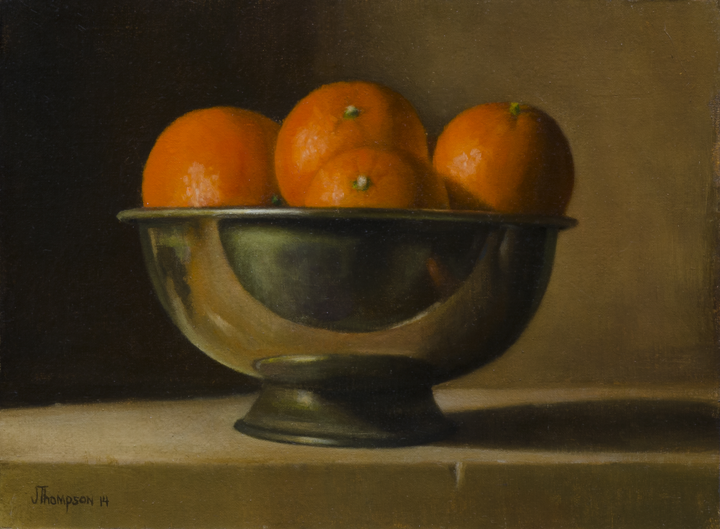 "Clementines and Brass Bowl"