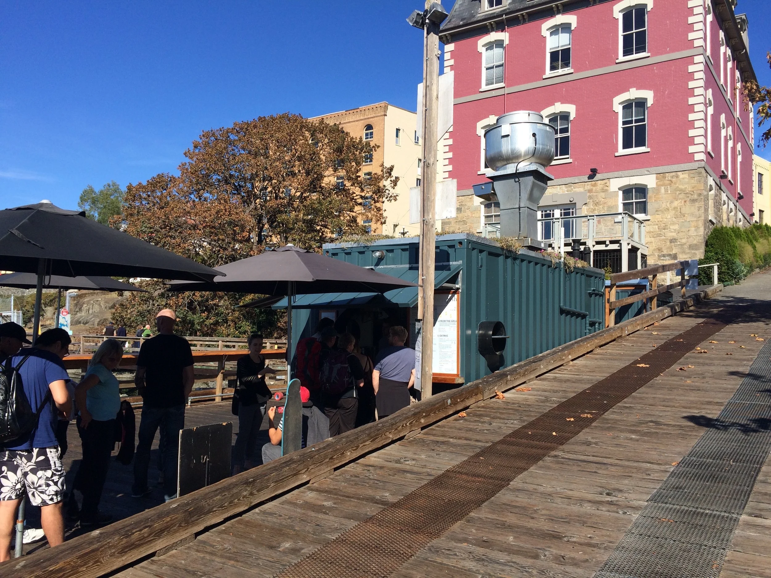 Follow your nose when exploring Wharf Street eateries. It'll get you there.