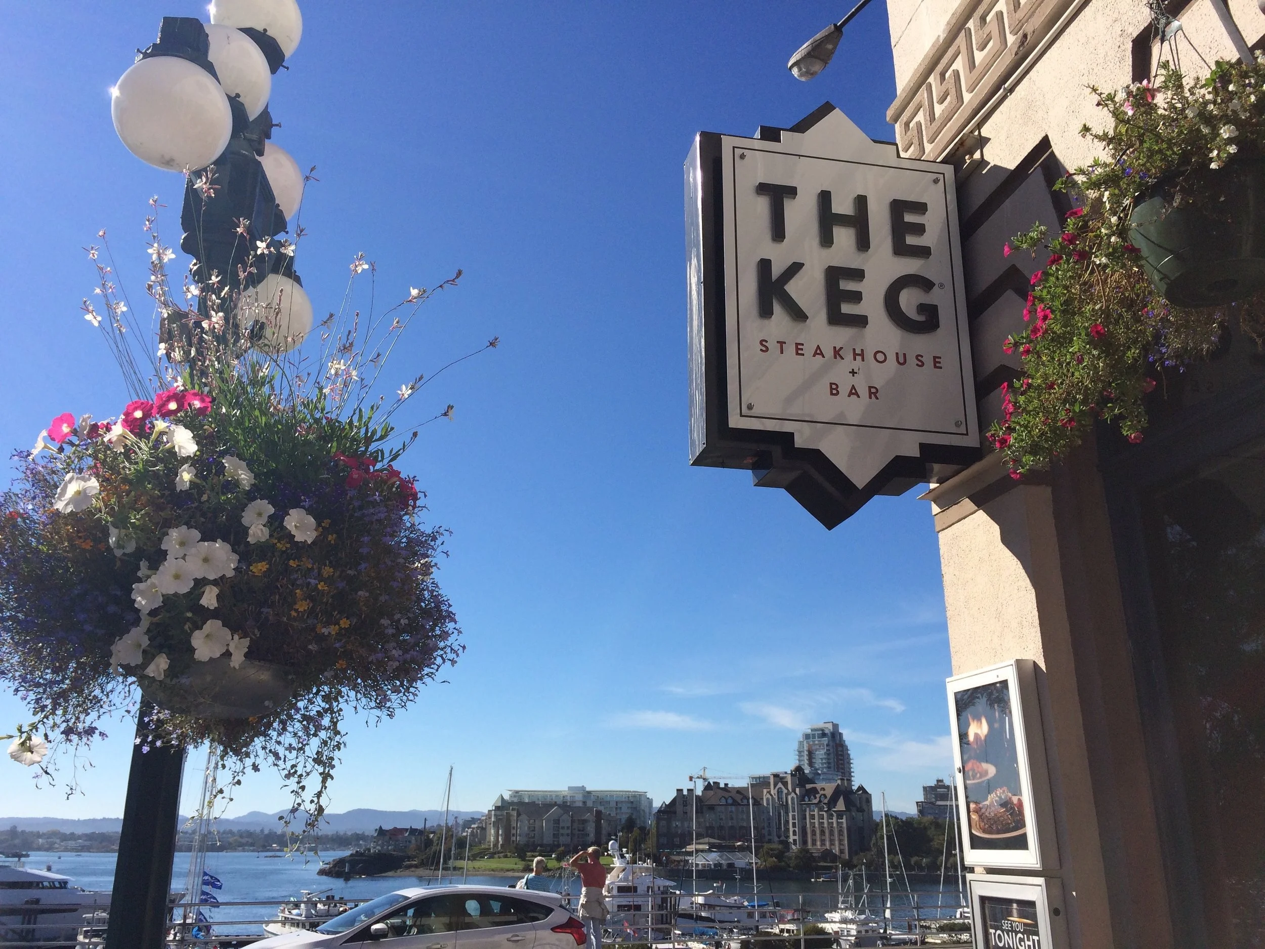 The Keg Downtown, a Wharf Street icon!