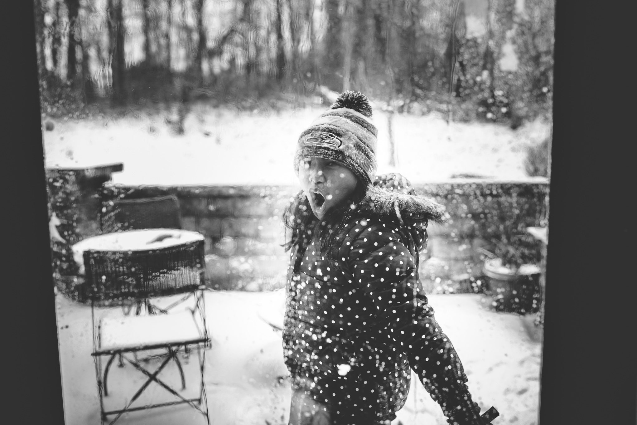 Our first big snowstorm of the year. The kids have been waiting and waiting. 