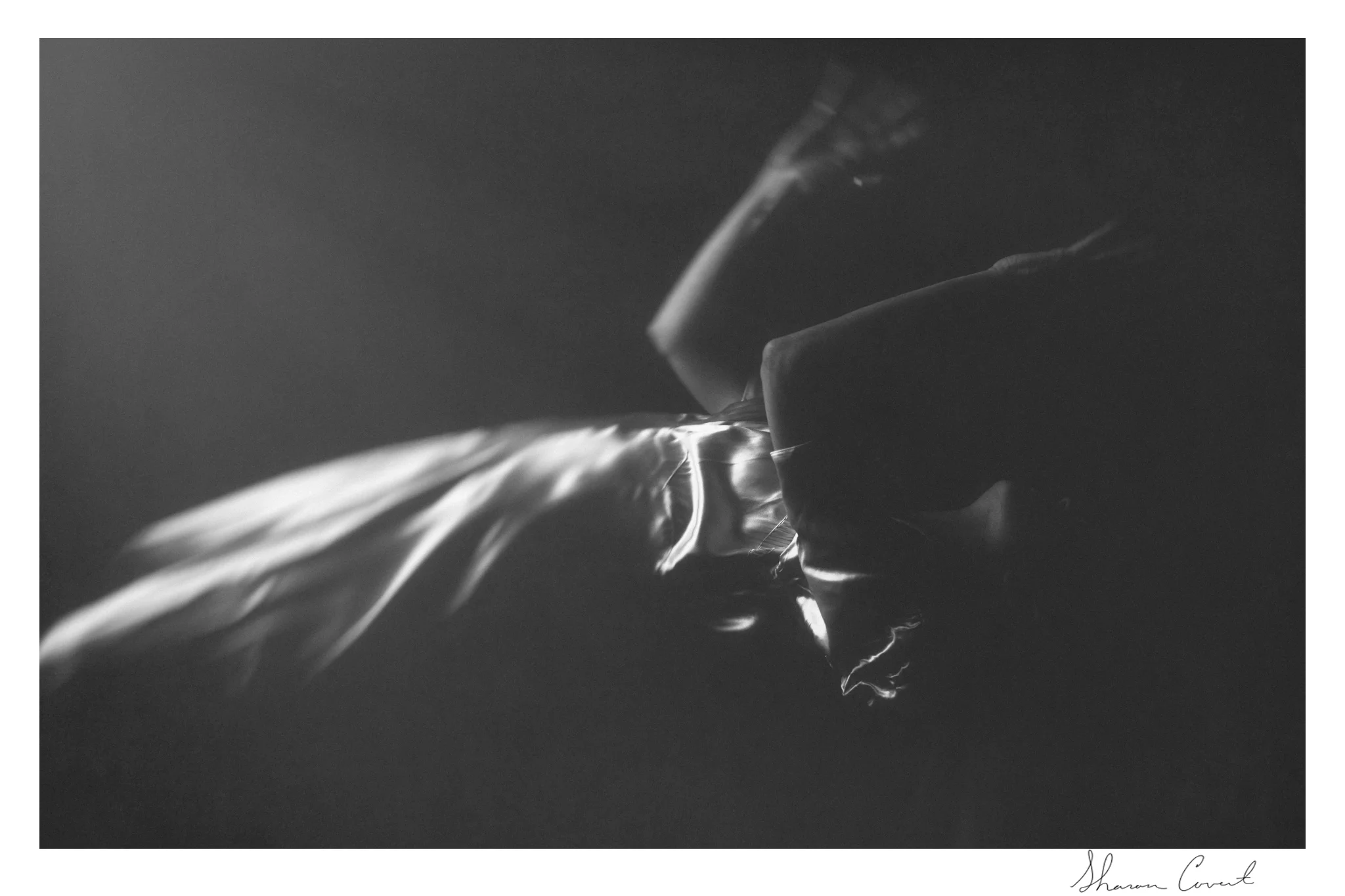 In 2015 I began to explore a more conceptual route with my self-portraits. This was one of my first attempts at some type of a levitating image. I was laying down on my piano bench and was stiff as a board! I still had no message, but I was allowing myself to try new things.