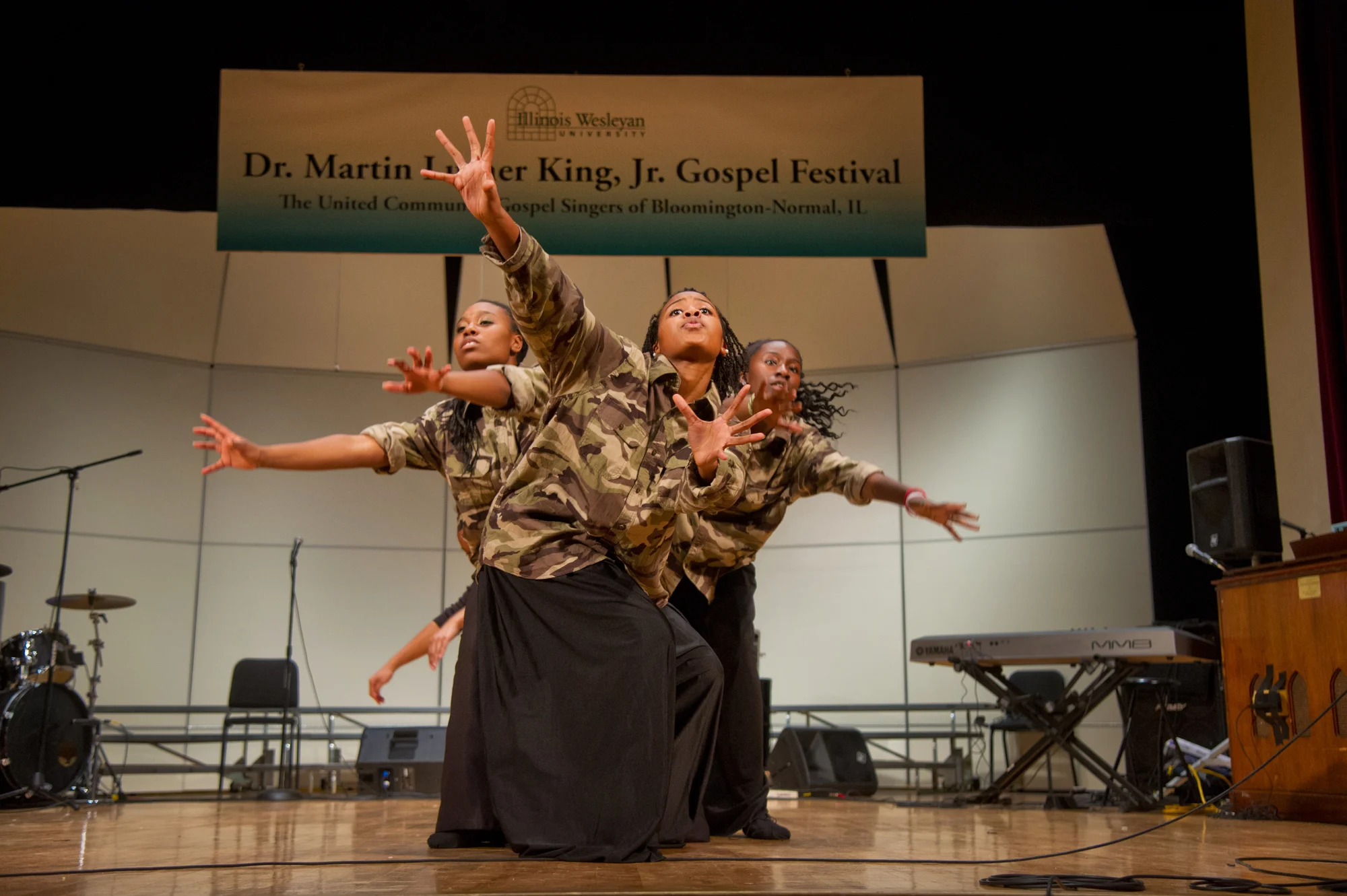 The Mount Pisgah Praise Dancers performed at the 2013 Gospel Festival