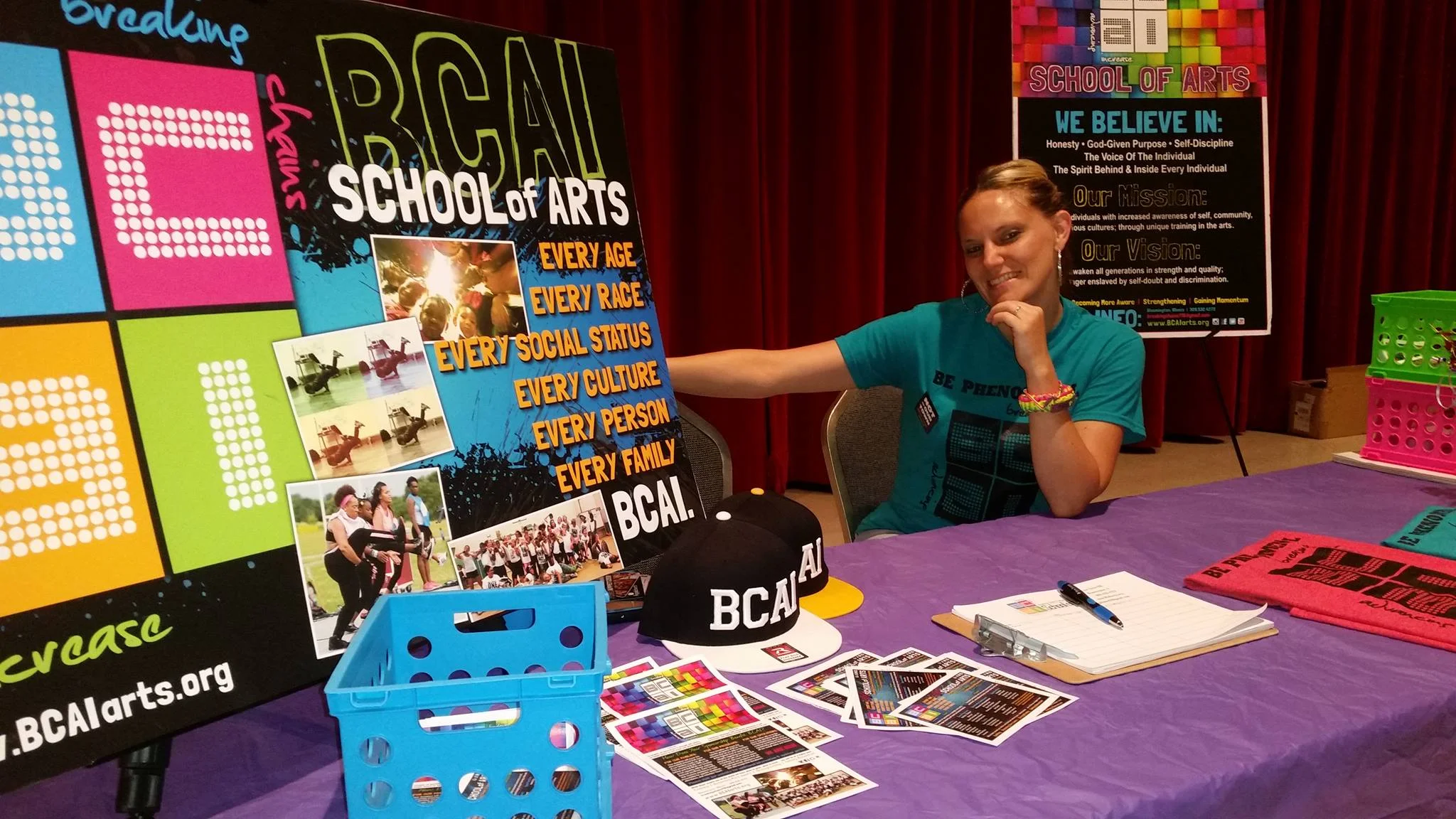 NIOTBN Arts Chairman Angelique Racki at the Festival.