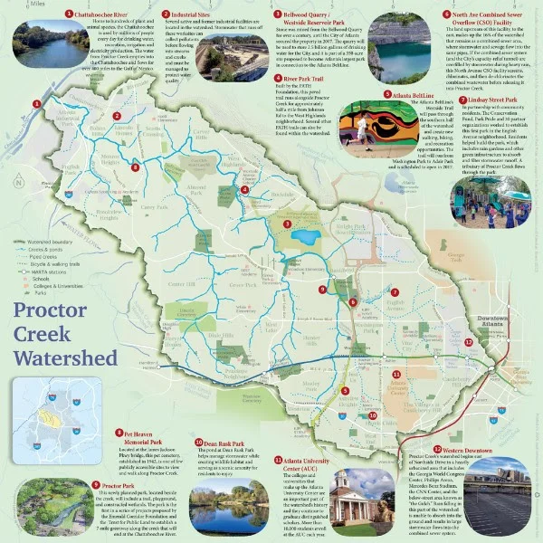 The Proctor Creek Watershed launched an interactive map