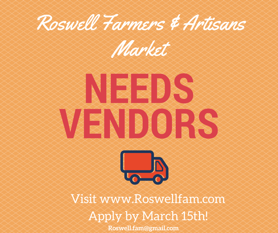 Seeking farmers for Roswell Farmers Market