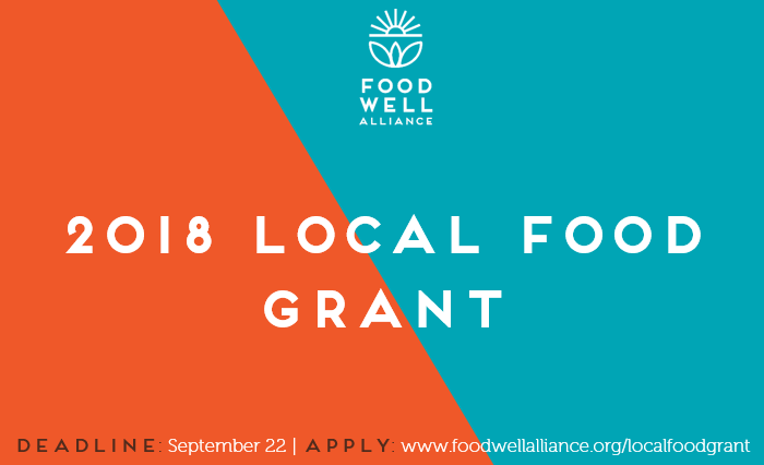 Last DAY to Apply for the 2018 Local Food Grant