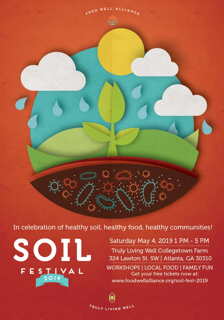 Soil Festival is on May 4, 2019 at Truly Living Well's Collegetown Farm. RSVP here!