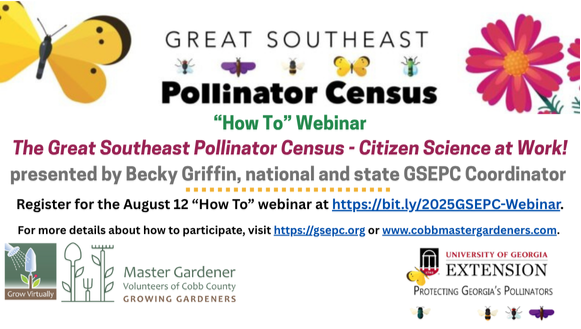 Cobb County Pollinator Webinar