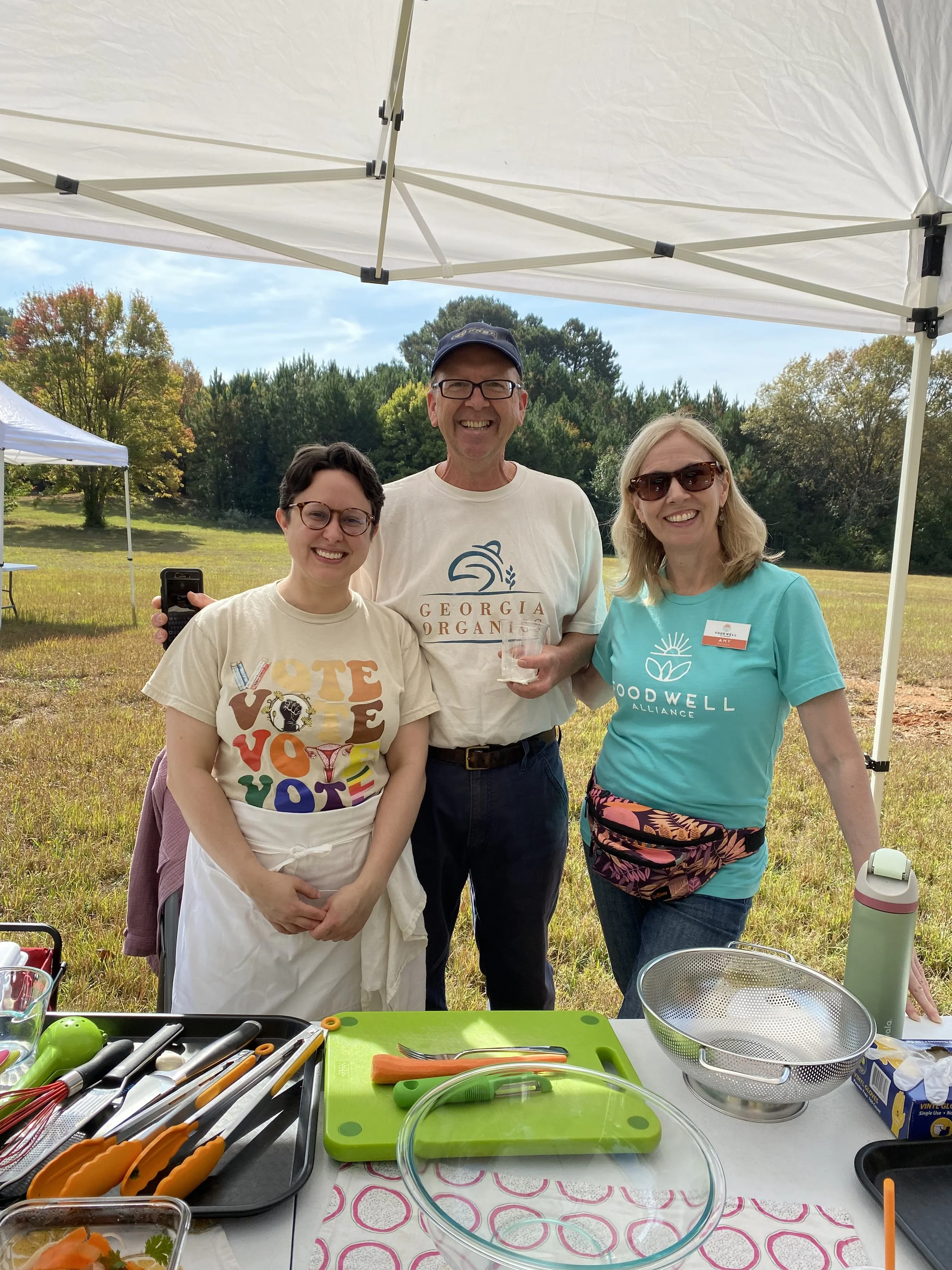 Dietician Kristen Elliott with Food Well Staff.jpeg