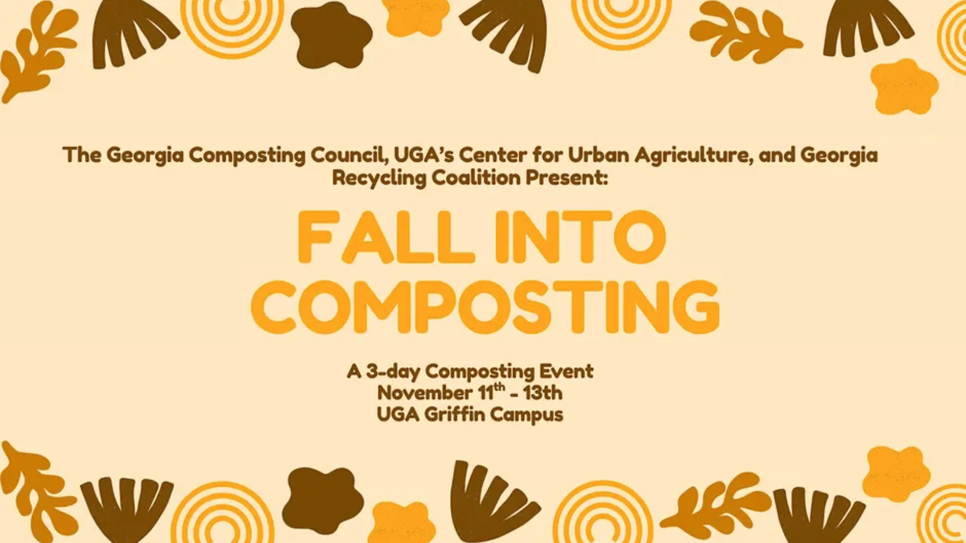 Georgia Composting Council's Fall into Composting