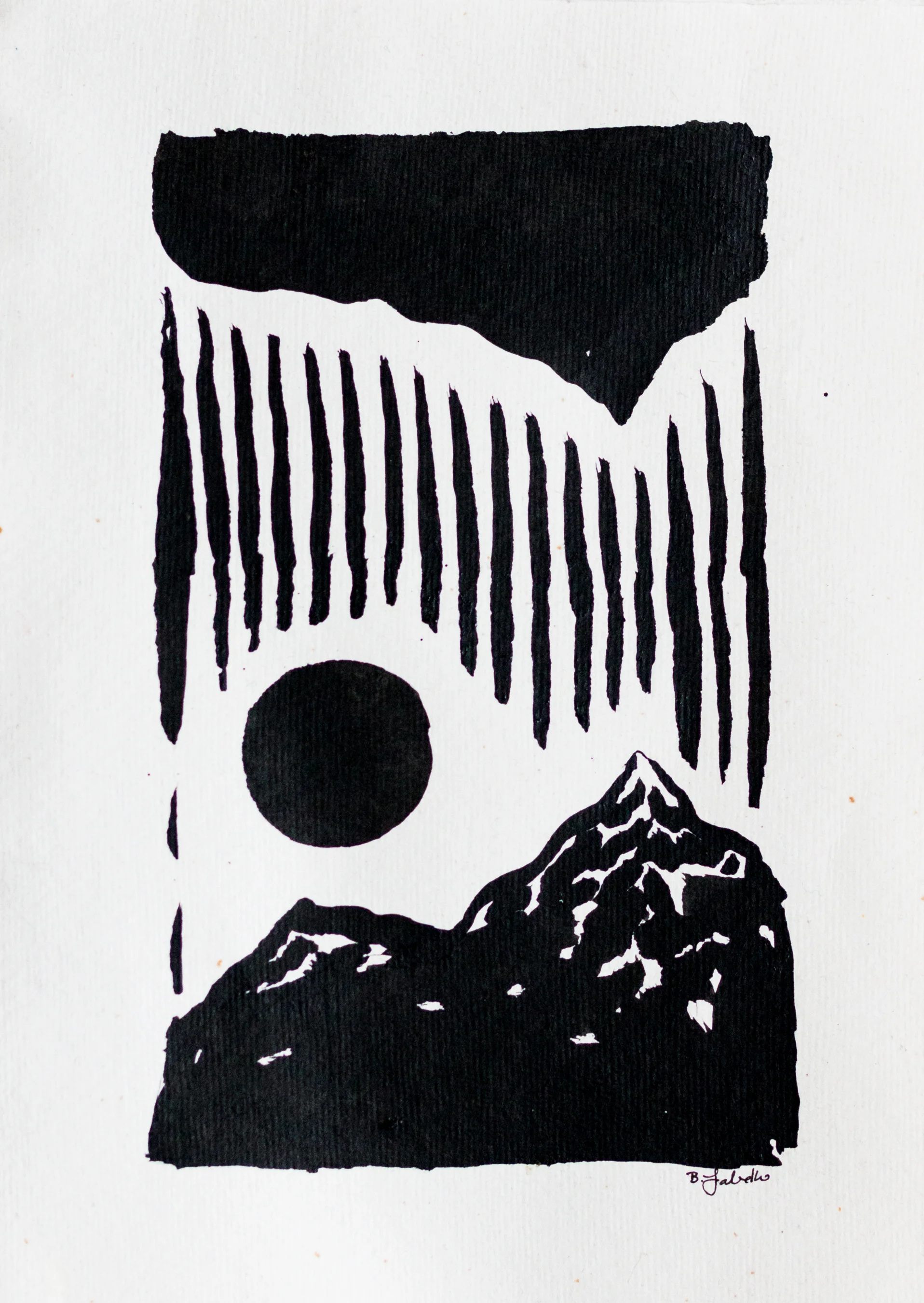 Mountain & Moon Reflection, 2017