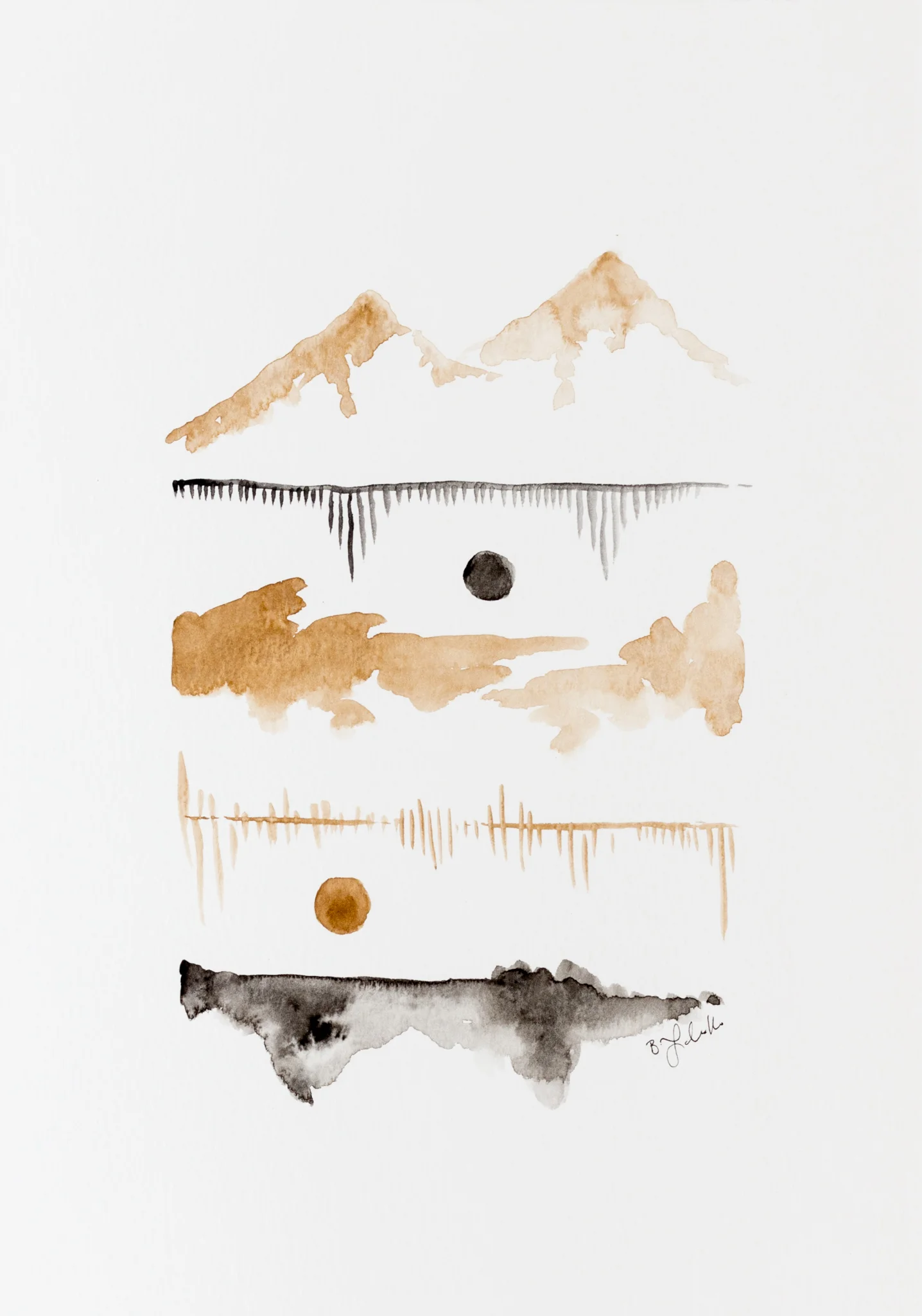 Mountain Water Reflections I, 2017