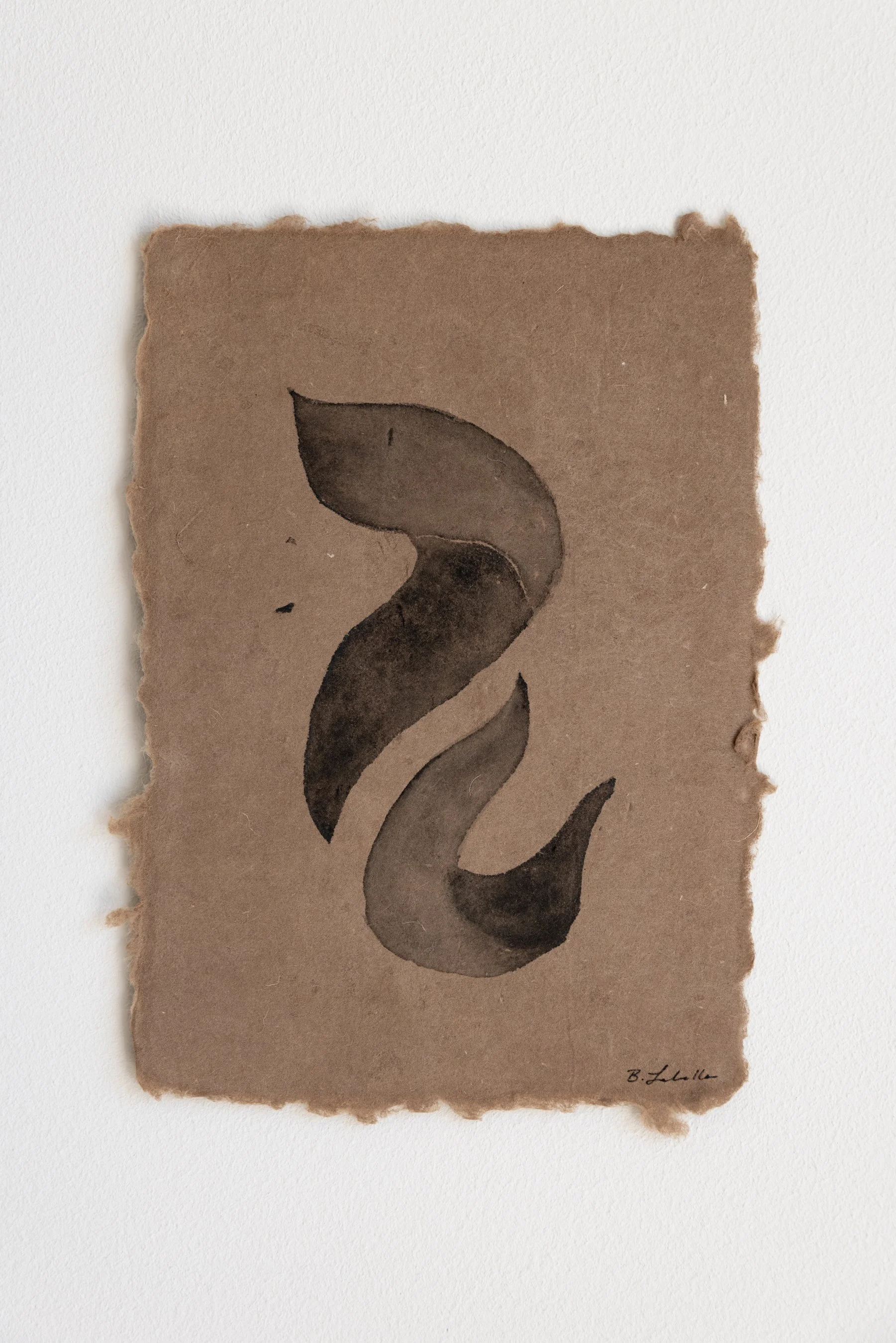  Floating Leaves , 2025
 
Watercolor on paper
 
 4.75" x 7" 