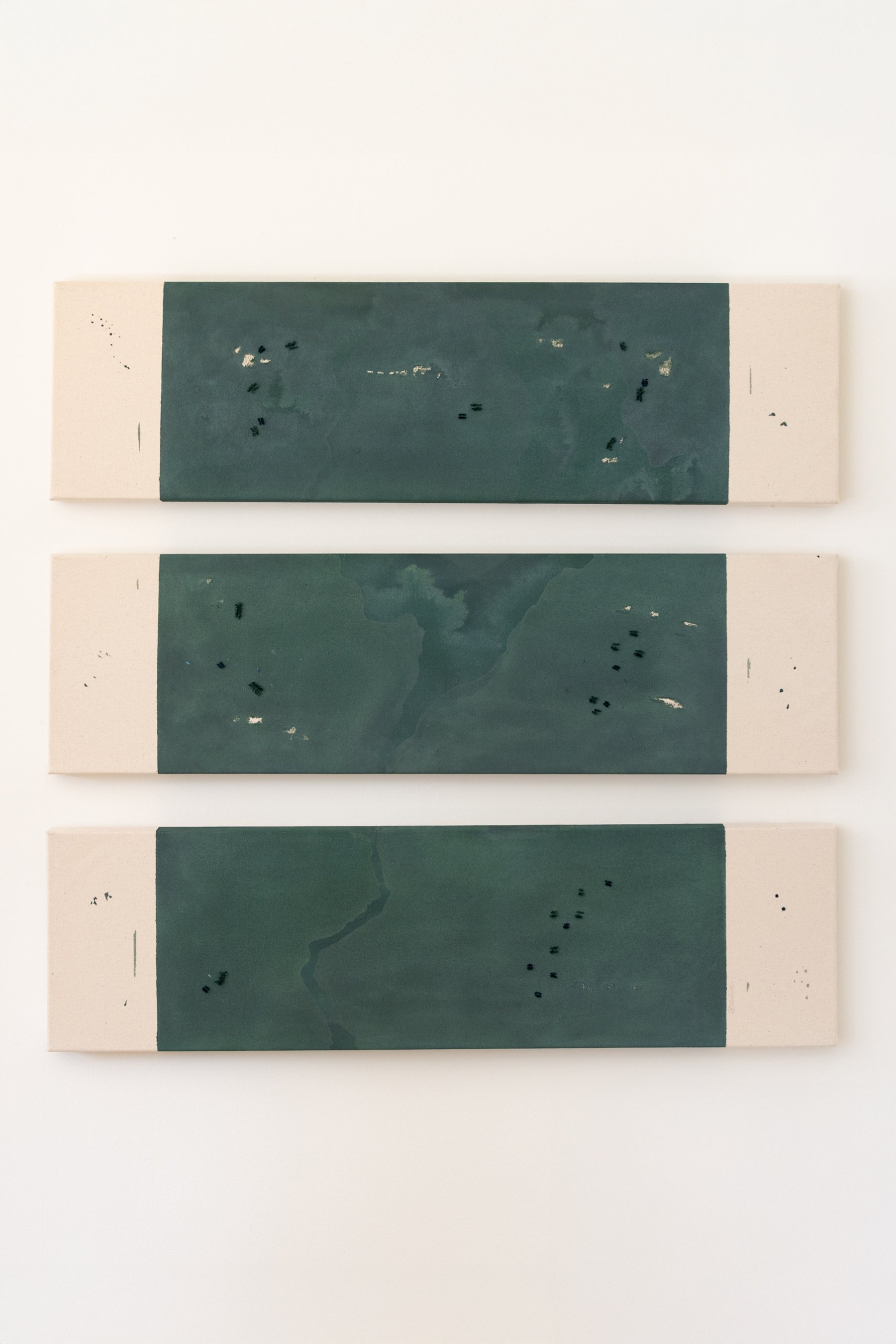 Seaside Olive Grove (Triptych)