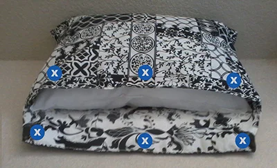  Velcro closures included on cover