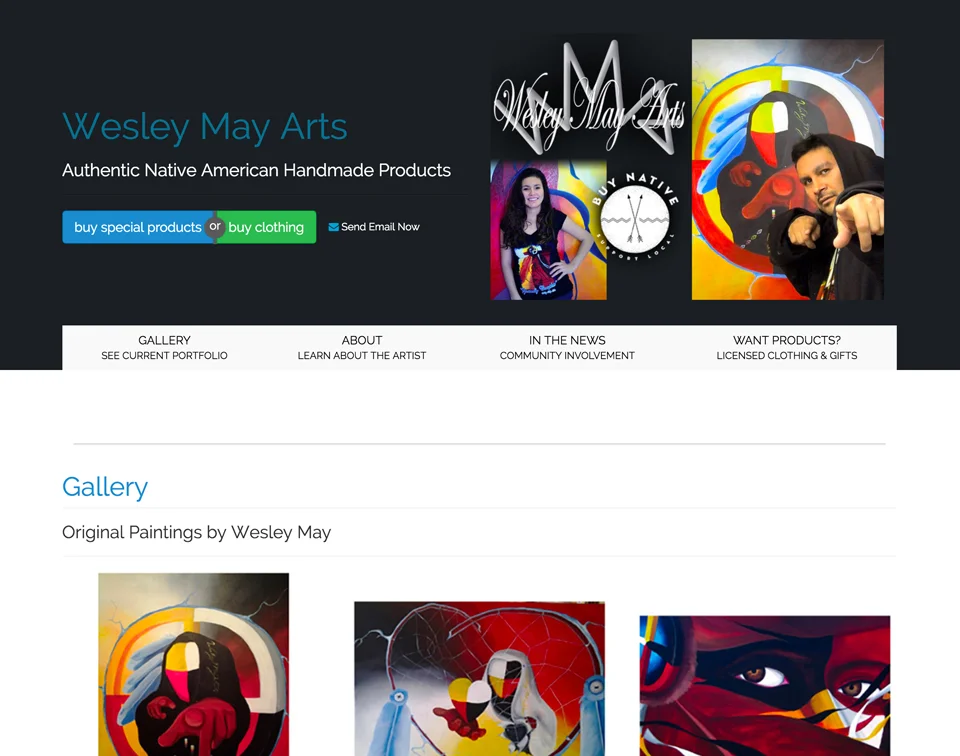 www.wesleymayart.com