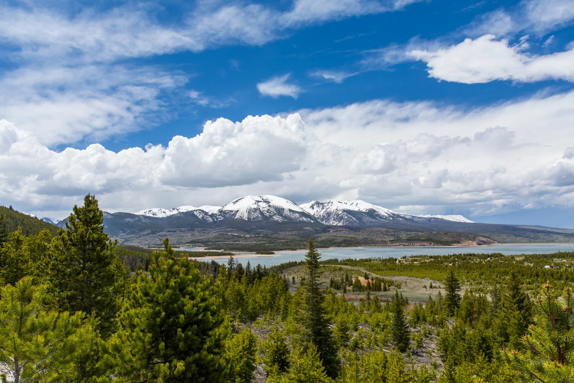 Dillon Reservoir and Buffalo Mountain