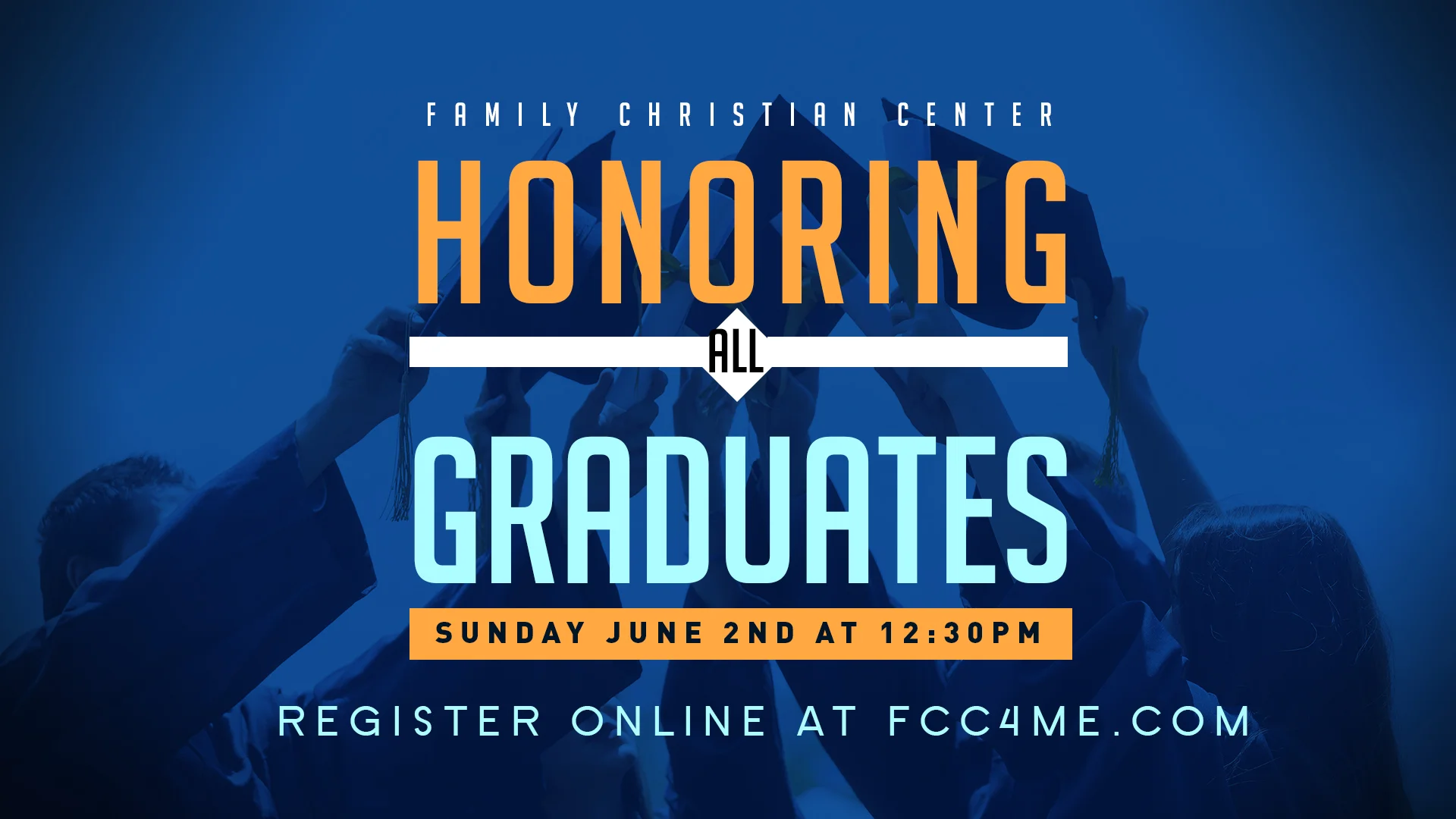 Calling all graduates! We want to honor all high school and college graduates on Sunday June 2nd at the 12:30 service. Please fill out form below and arrive at 11am in the gym. For all student graduates who want to be honored June 2nd for our 1230pm service. Please fill out the info below.