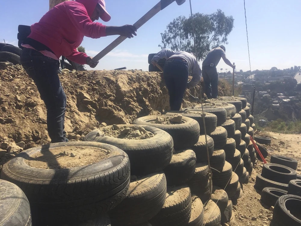 Parque Rancho Las Flores, 4 Walls International community project in Tijuana