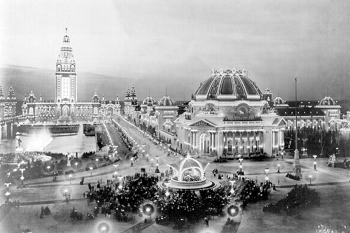 With its access to half the nation's population (40 million) within one day by train, it was chosen to host a World's Fair .