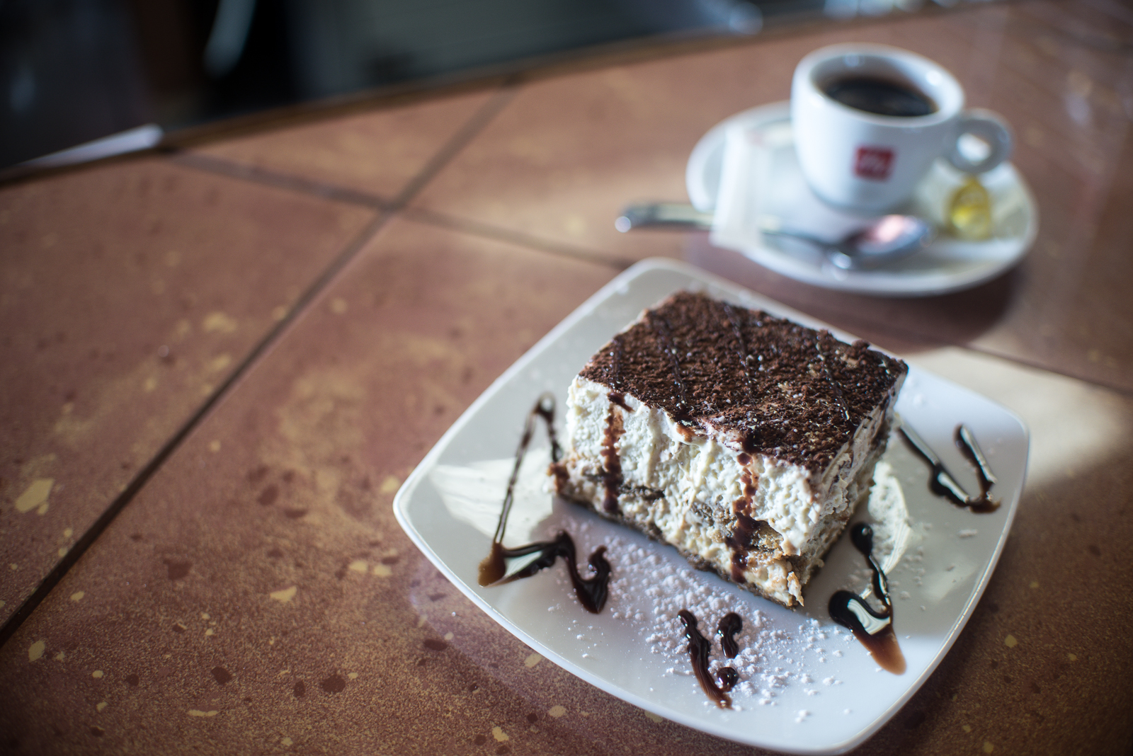 Tiramisu paired with a Espresso 