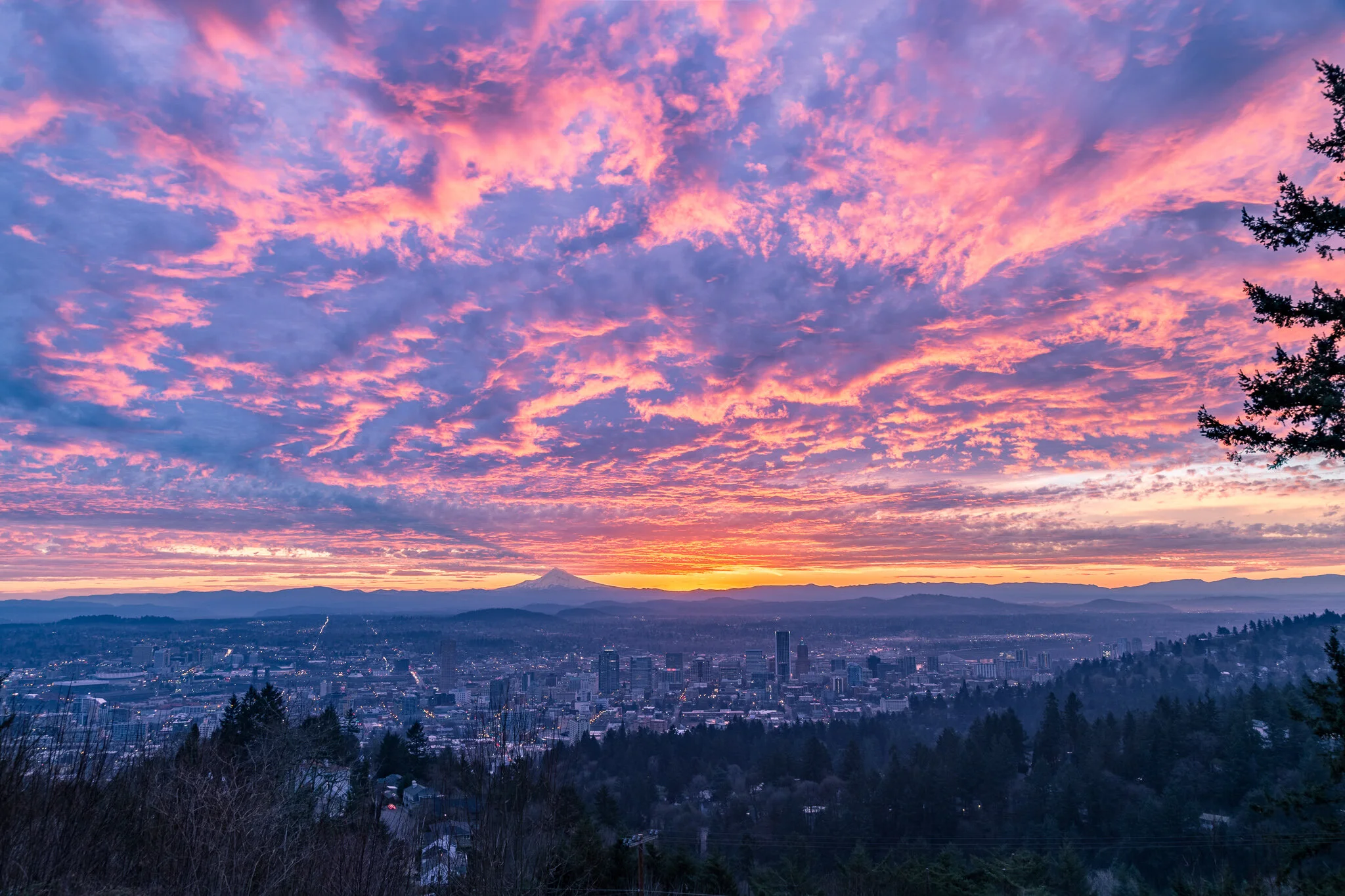 Mount Hood Beacon - Pittock Mansion, Portland, Oregon