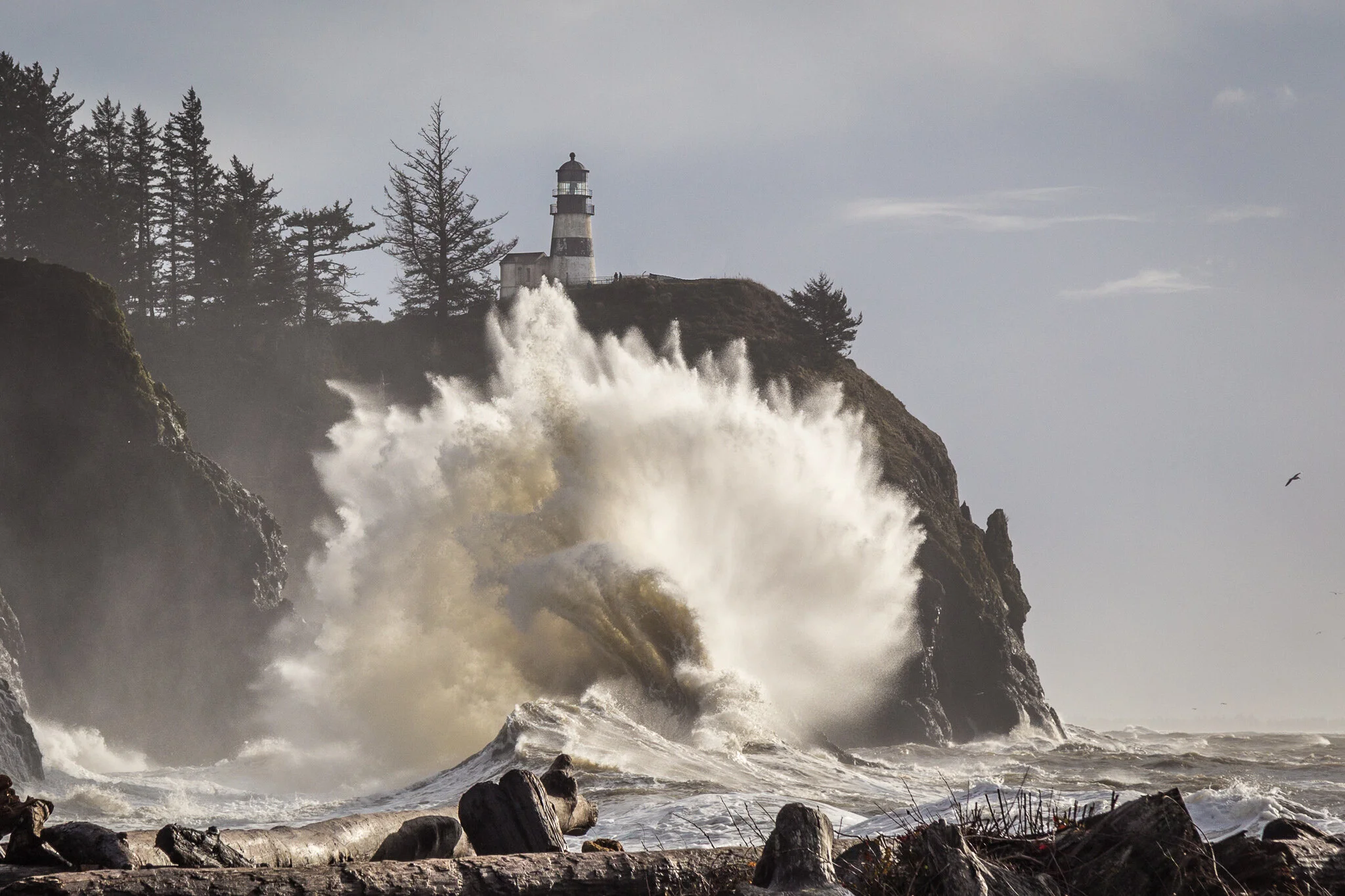 King Tide - Cape Disappointment, Washington