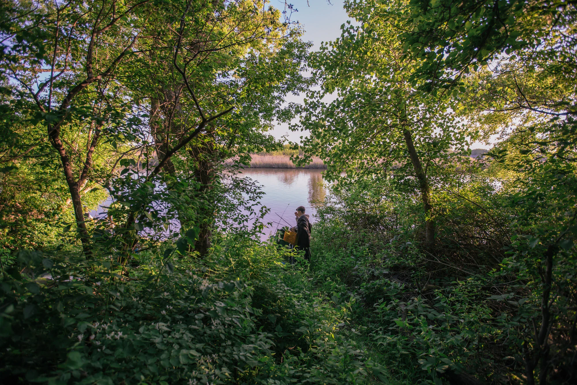 A much needed escape for some catfish fishing outside of Cleveland. (Canon 6D + 15-35mm 2.8L)