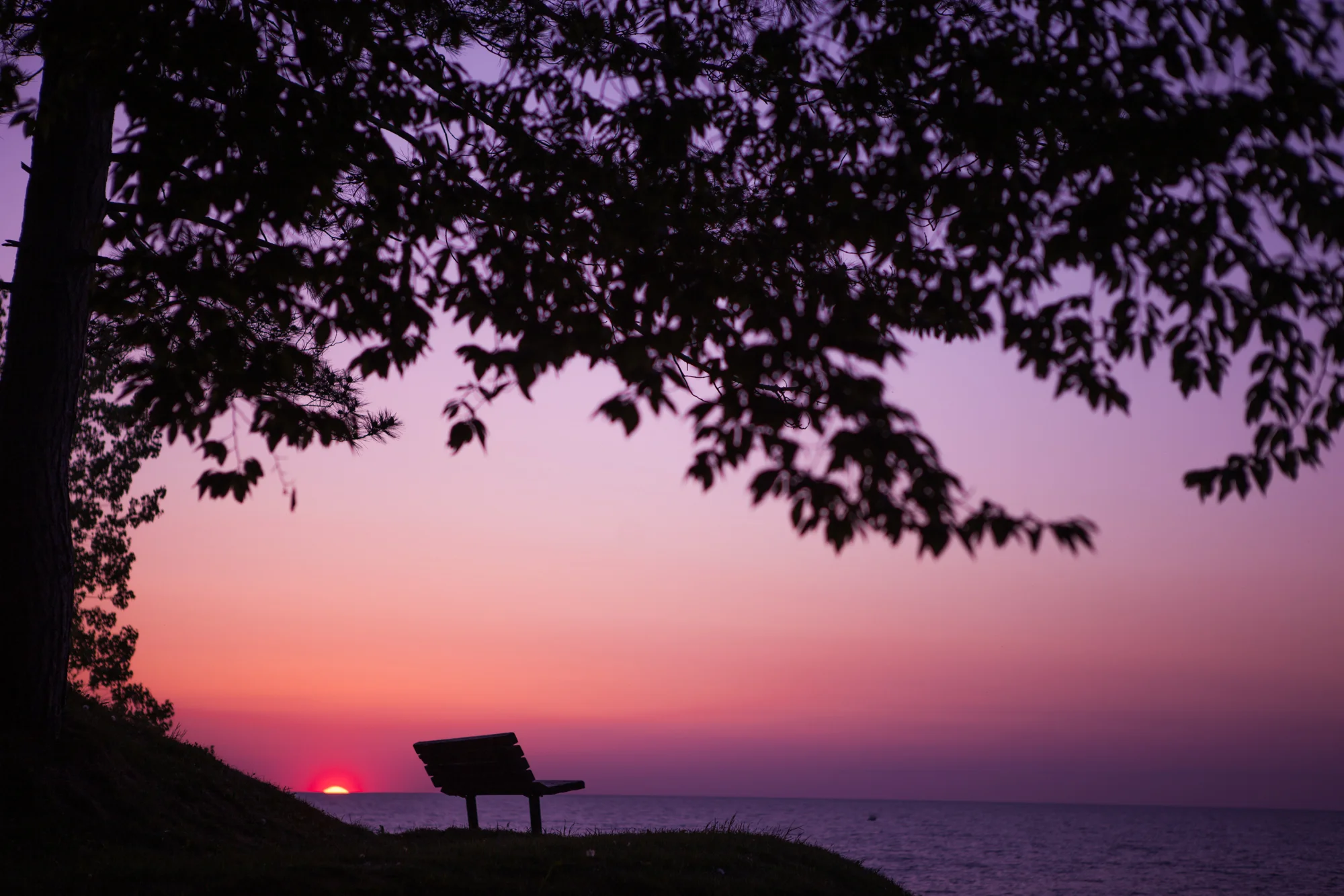 Sunset on Lake Erie