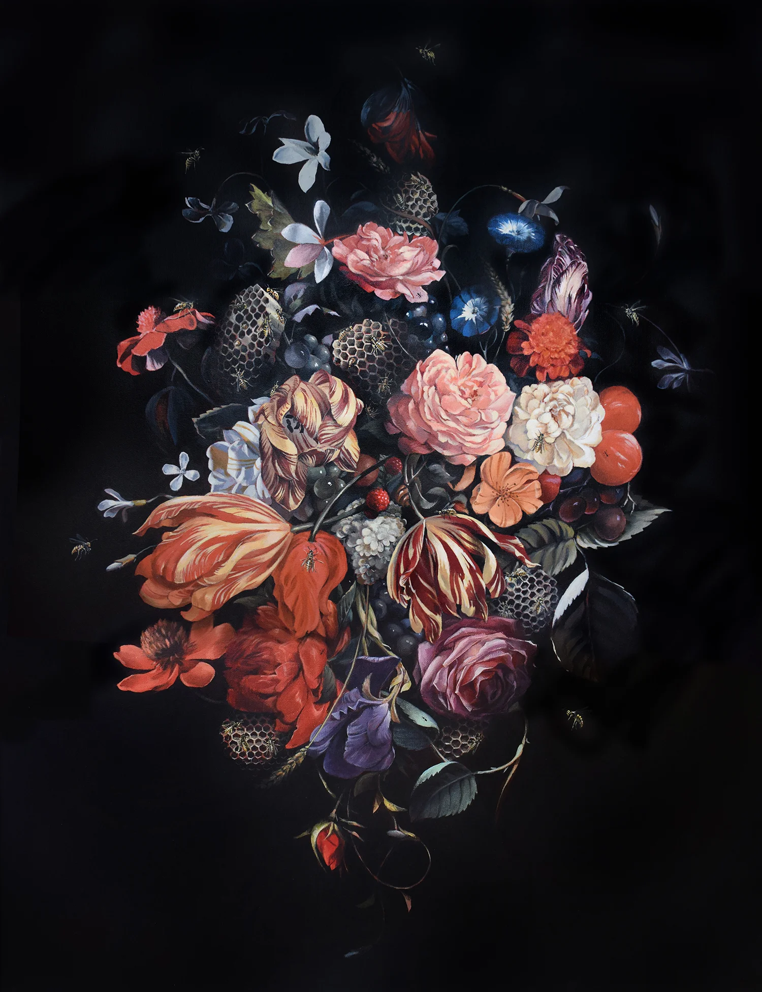 Thin Paper Veil, 2014 Acrylic on Canvas 92 x 122 cm / 36 x 48 in