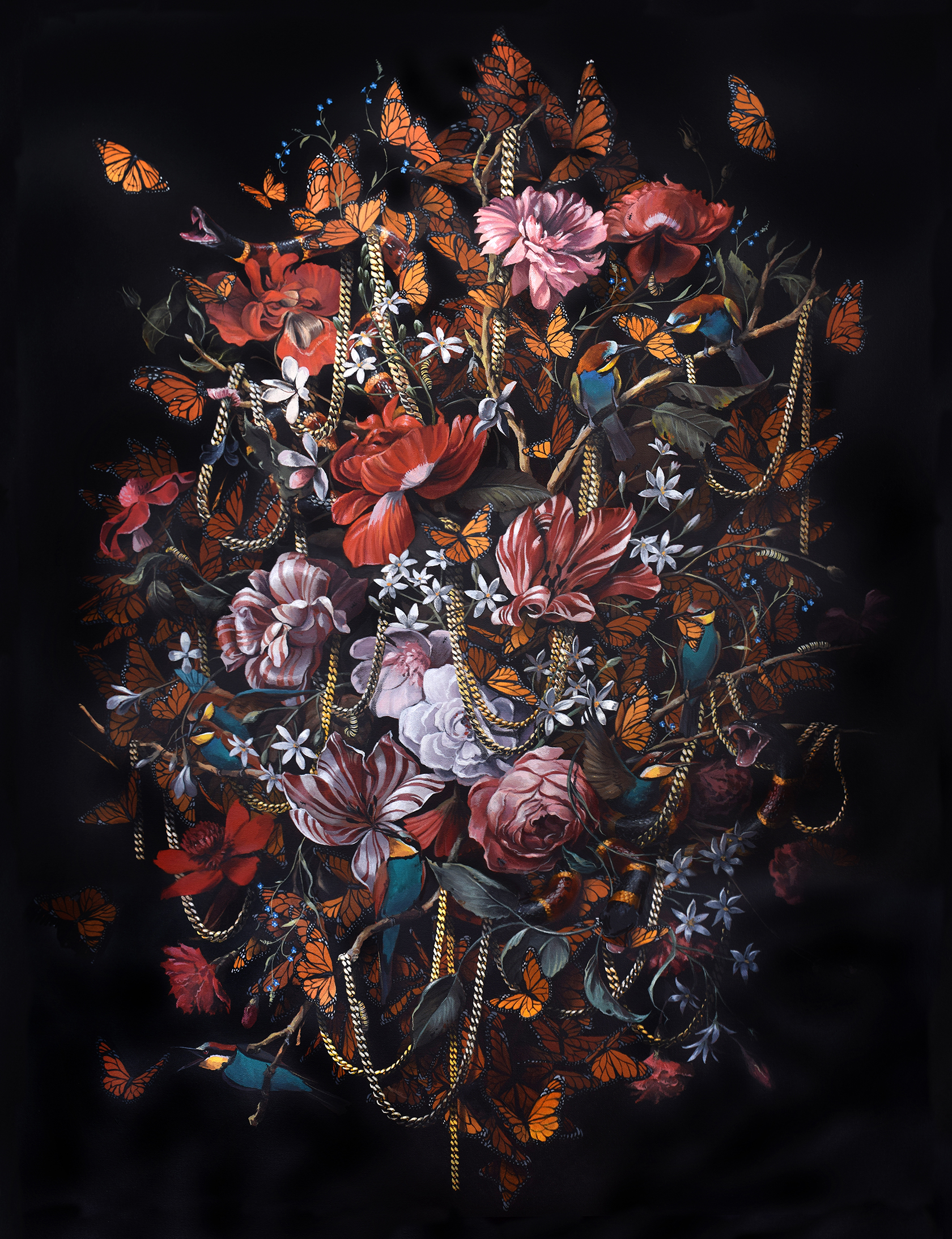   Monarchy, 2015  Acrylic on Canvas 92 x 122 cm / 36 x 48 in 