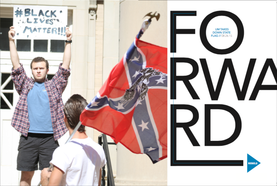 Forward: The University of Mississippi takes down the state flag
