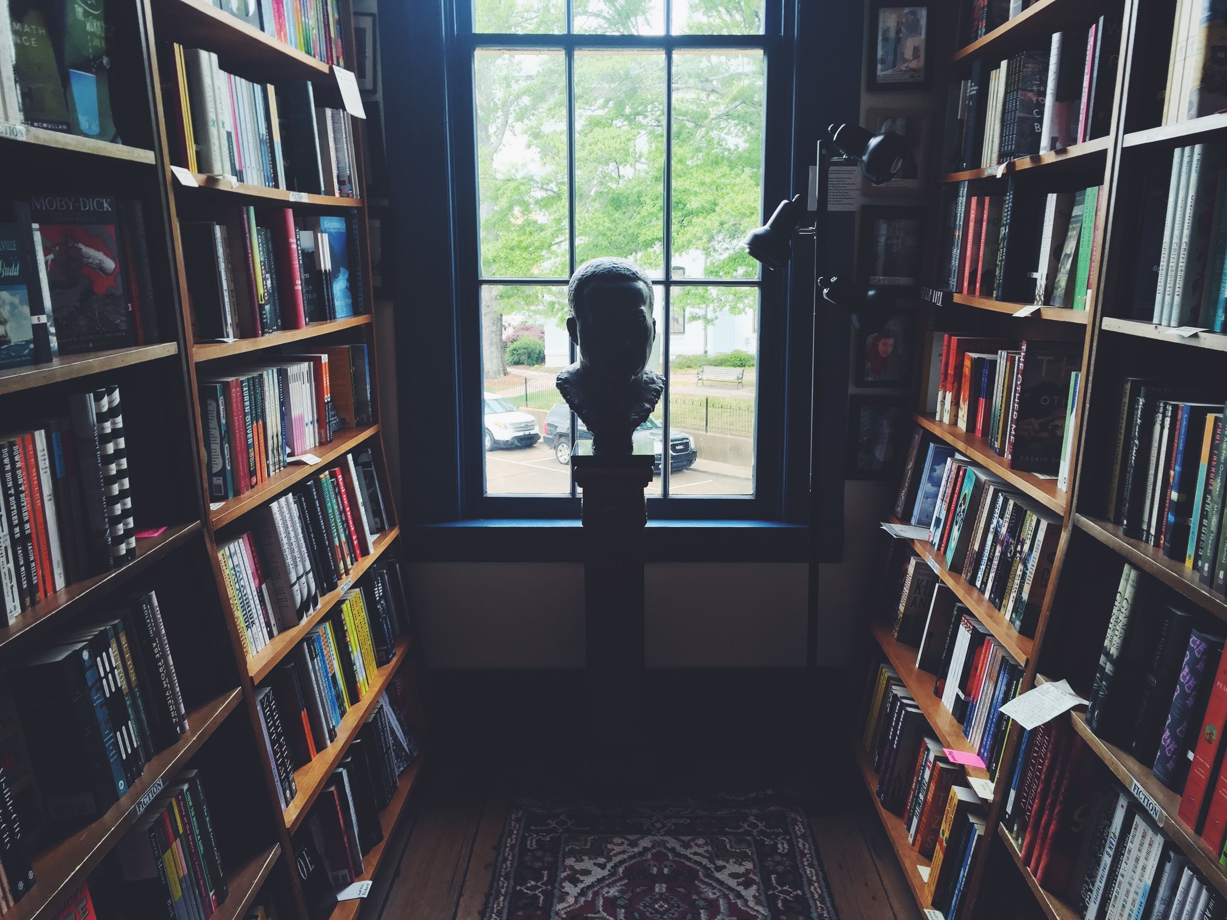 My favorite bookstore in the world, Square Books in Oxford, Mississippi. 
