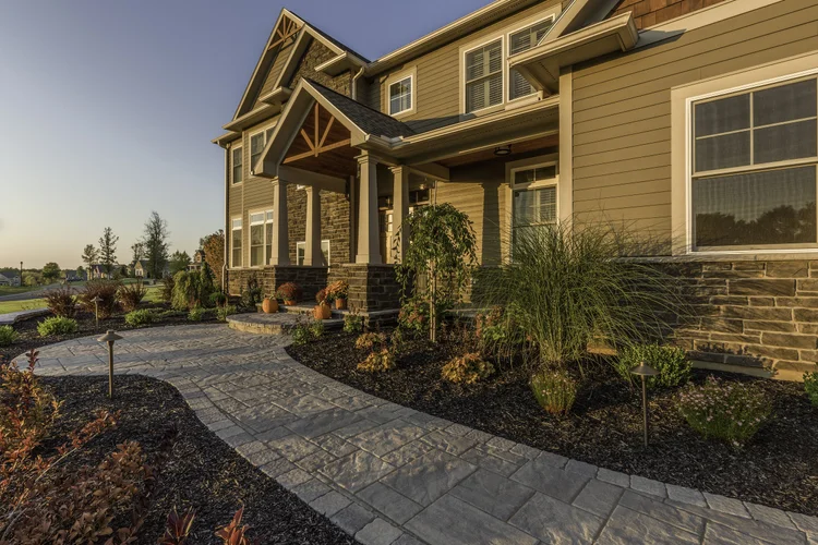 Pool landscaping and pool deck pavers in Syracuse NY