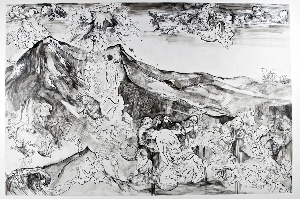 Mountain Ranges, who awaited their compromised solitude. Resinous shapes, frothing at the edges