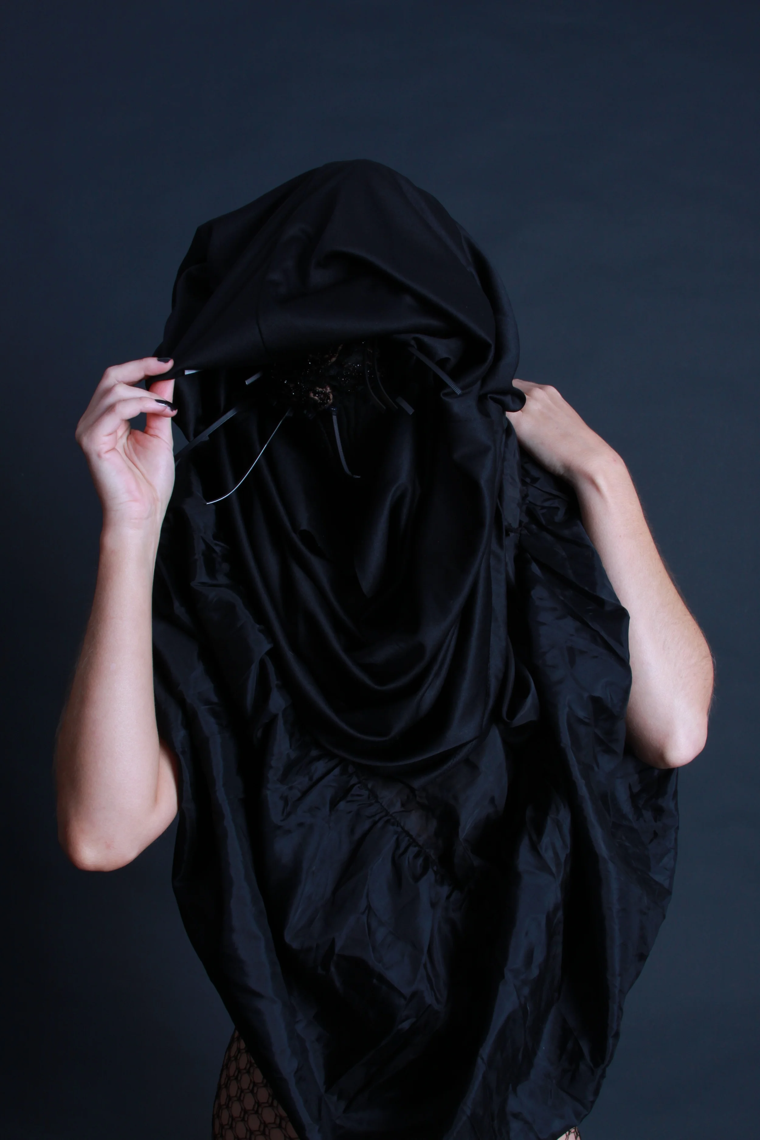 Tie Mask, with Hood