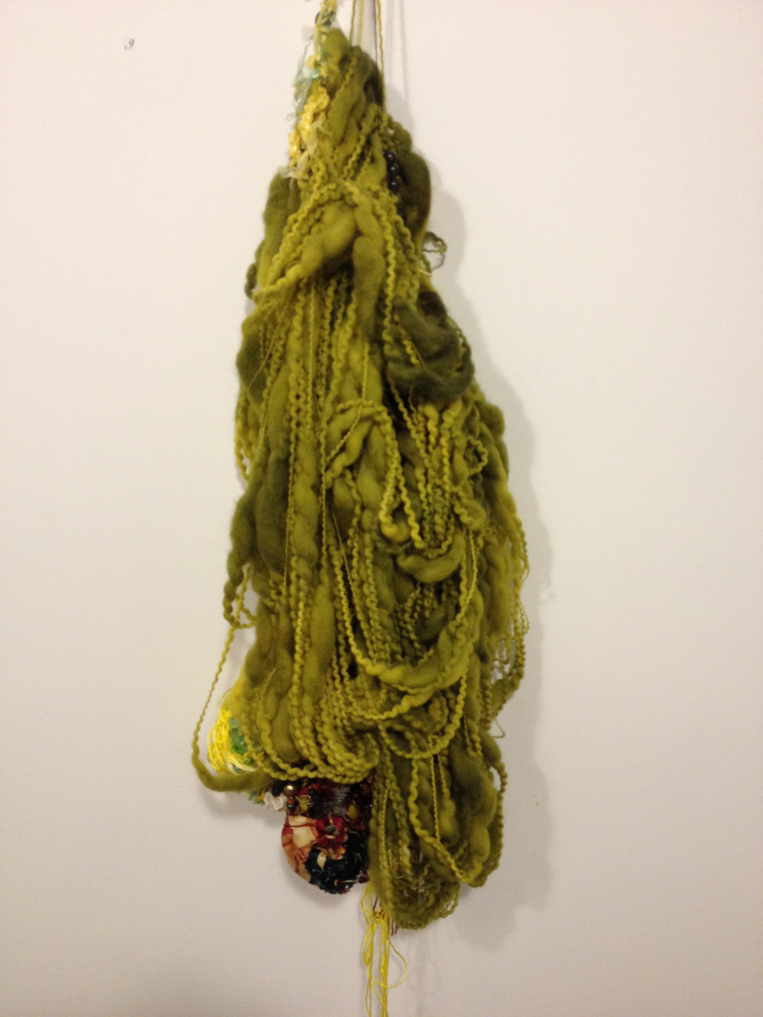 Zaubermarchen, 2012. Natural fiber, climbing rope, fabric, costume jewels.