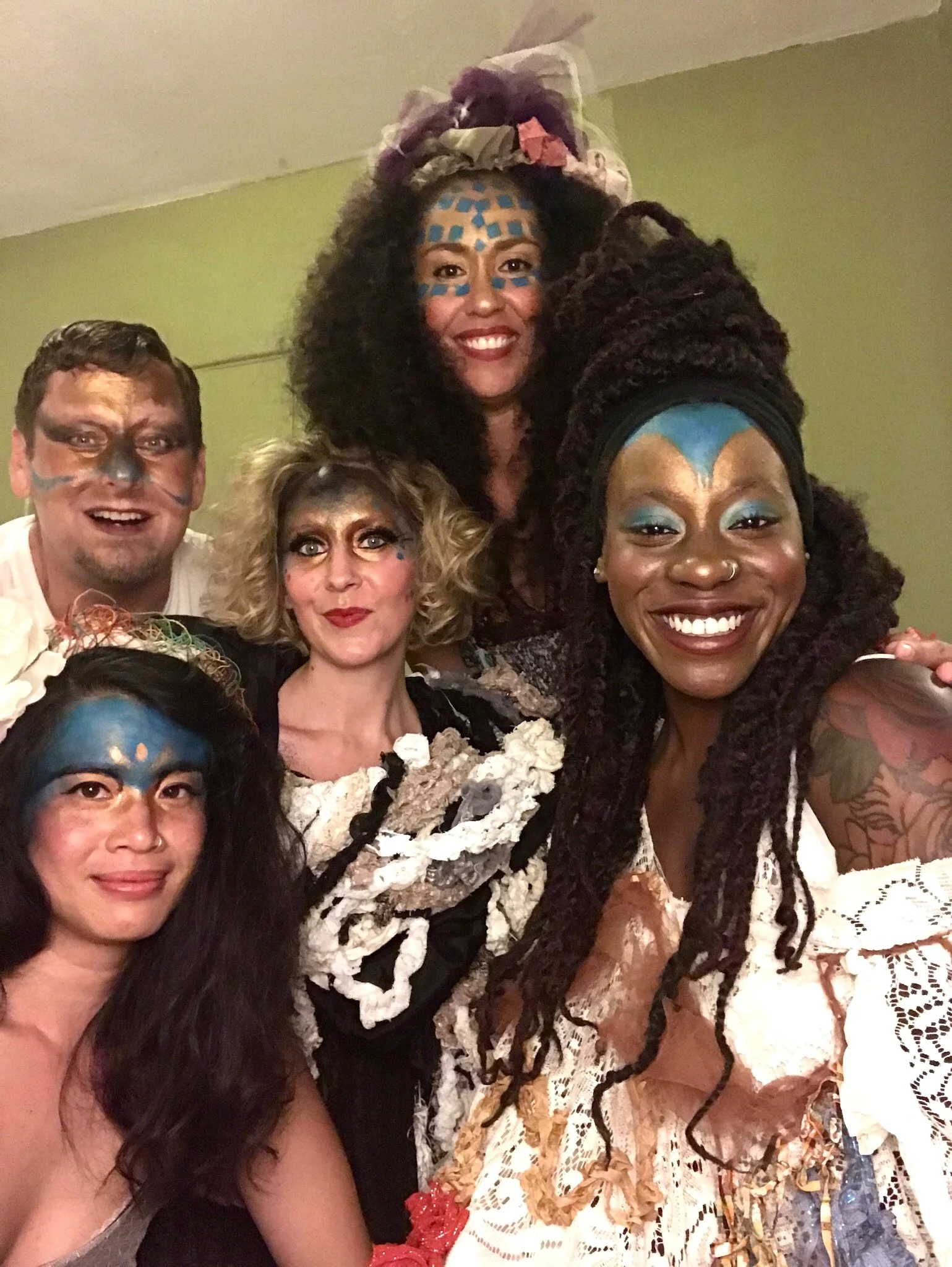 Dancers in DAA performance, Avant Garde Vanguard Culture Costume Gala