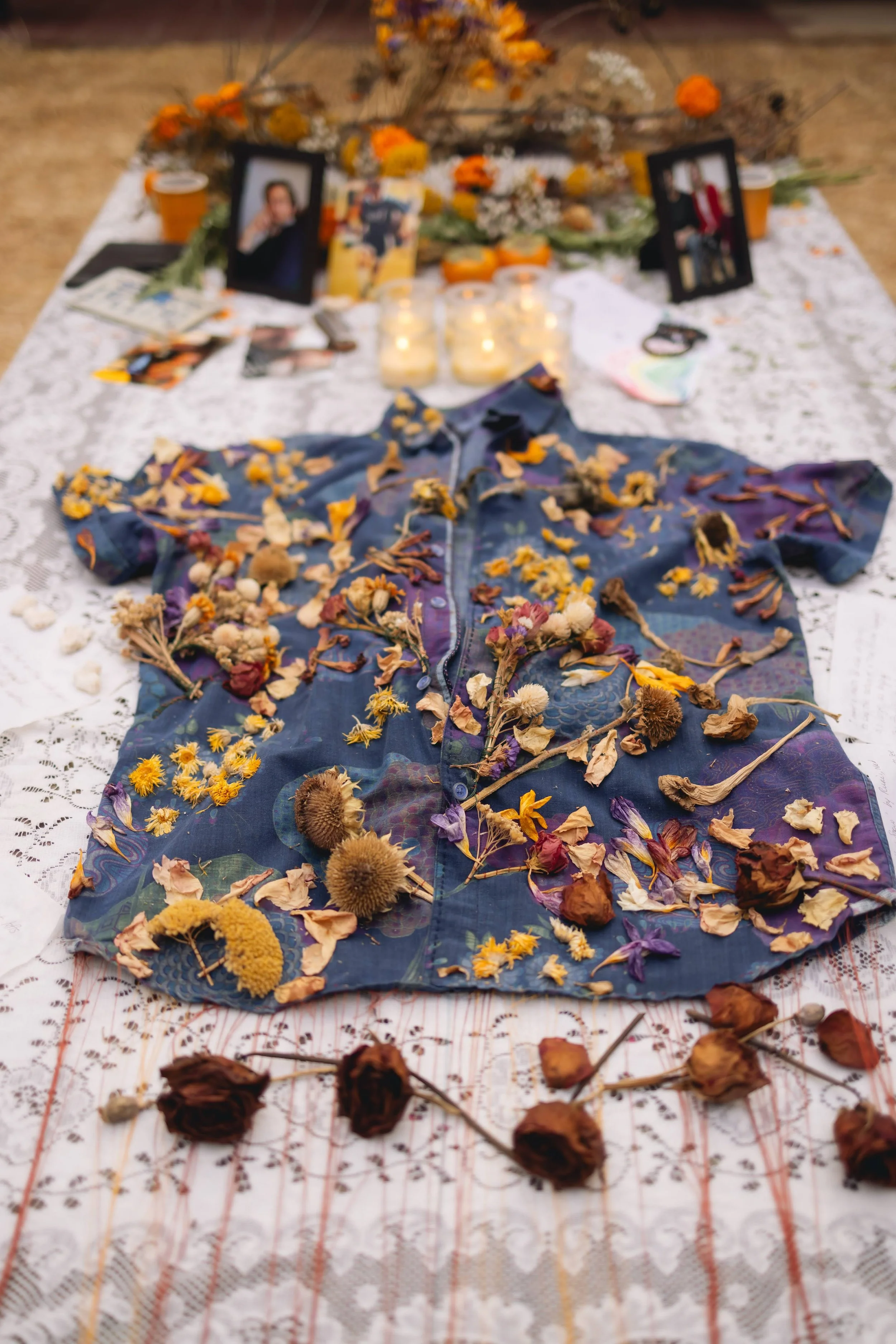 Dominic's Shirt in Ofrenda Installation