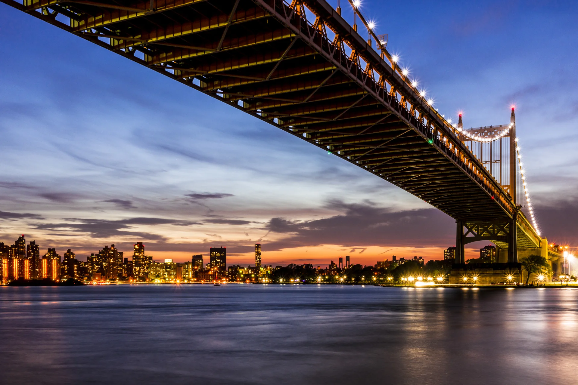 Triborough RFK Bridge Sunset